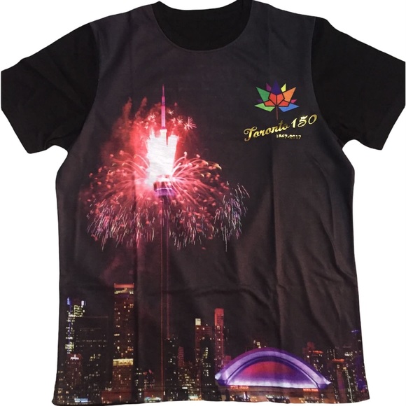 Other - Toronto and Nathan Phillip square  Digital Skyline Print T-Shits